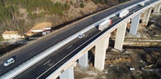 От 14 януари за неотложни ремонти на виадукти се ограничава движението в посока София в 3- километров участък от АМ „Хемус“ между тунелите „Витиня“ и „Топли дол