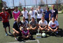 Отборът на „Пожарникарите“ с бронзови медали от турнира „Банкя рита“