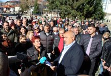 Бойко Борисов: Дойдох в Тетевен, за да окажа подкрепа на кмета на града д-р Мадлена Бояджиева