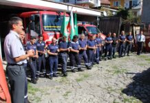 С водосвет за здраве пожарникарите от РСПБЗН – Тетевен отбелязаха професионалния си празник