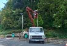 Монтирано е ново соларно осветление при чешма „Вежница“