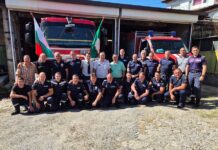 Комисар Петър Петров посети Тетевен за прощална среща с личния състав на местната пожарна