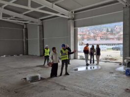 Кметът на Тетевен посети строежа на новия търговски комплекс в града